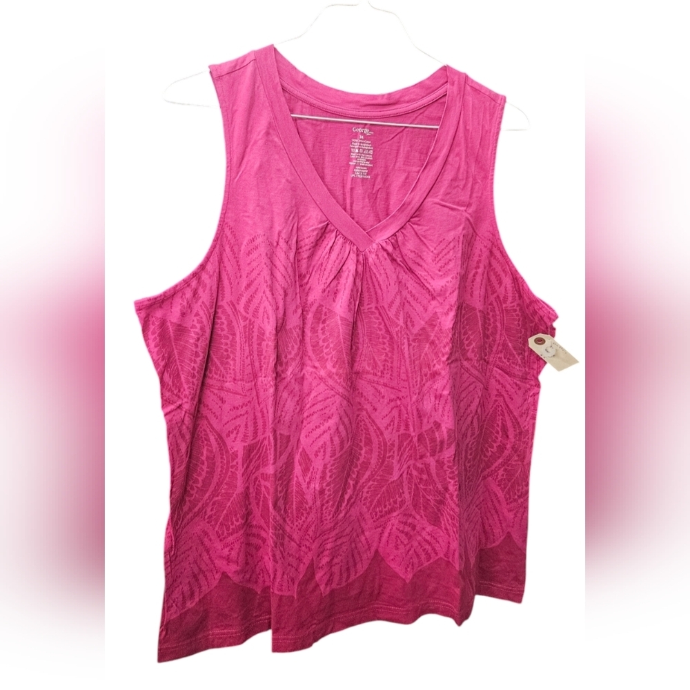 Pink Sleeveless Women's Top,3X NWOT